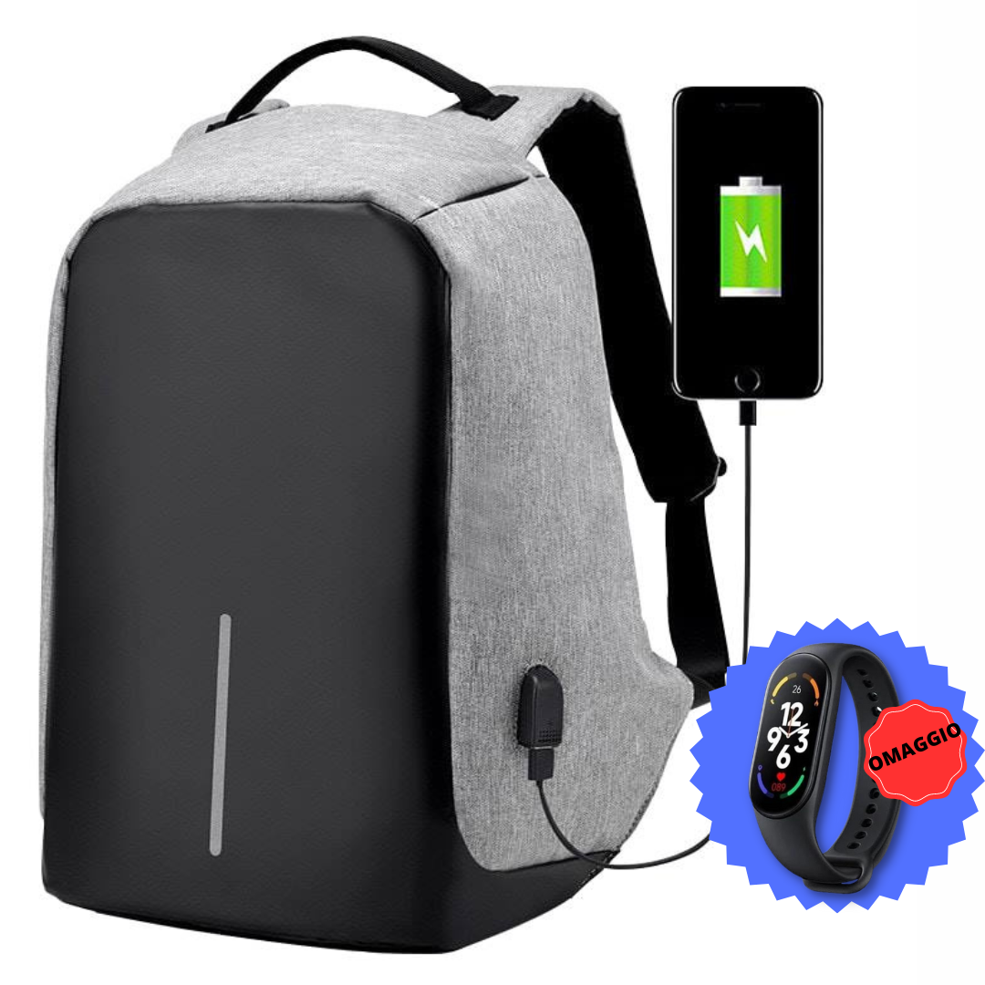Zaino Antifurto Safebag™+ Smartwatch In Omaggio – SMUX