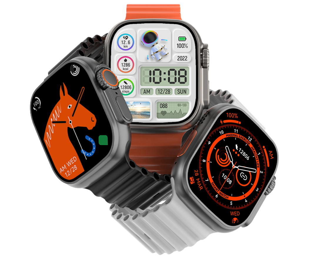 Smartwatch Serie 8 ULTRA + 2 Cinturini e Auricolare in OMAGGIO – SMUX